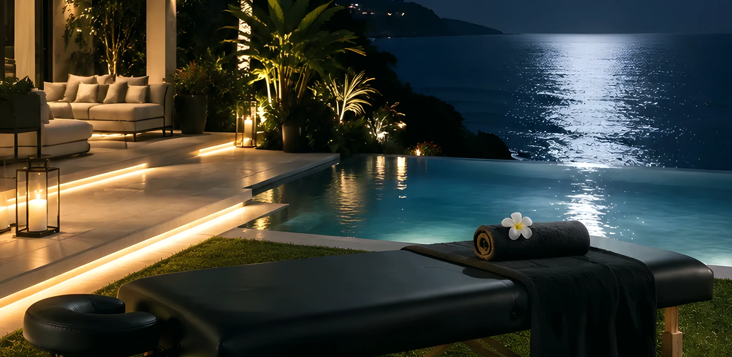 Eventos de masaje VIP Premium junto a la piscina, Masajemalaga